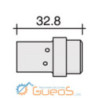 DIFUSOR GAS - MB36 - GM35 - PLASTICO BLANCO - Long 32,8mm