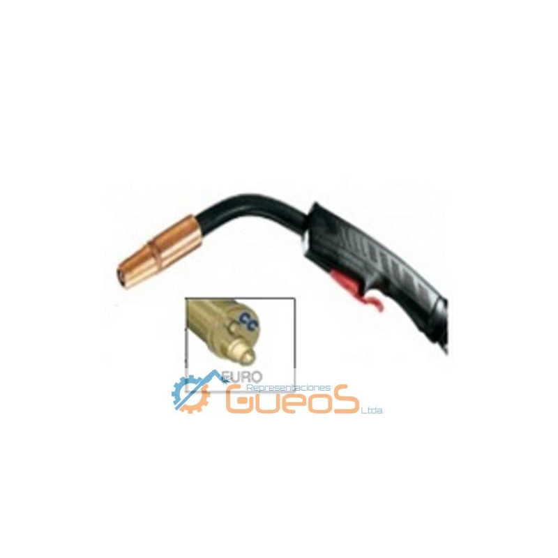 ANTORCHA MIG - 500Amp - 4.6mt - MEGA 5 - CONECTOR EUROPEO - TRAFIMET