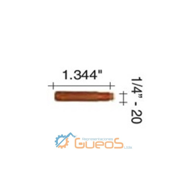 BOQUILLA Diam  0.9 - TIPO TREGASKISS - ESTANDAR - M6 - LL- 34mm